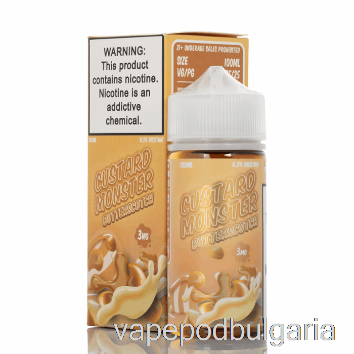 Vape Bulgaria Butterscotch - Custard Monster - 100ml 6mg